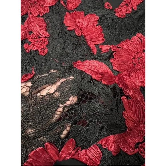 EXPRESS ~Lace Embroidered Thong Bodysuit (NWT) - Picture 12 of 16